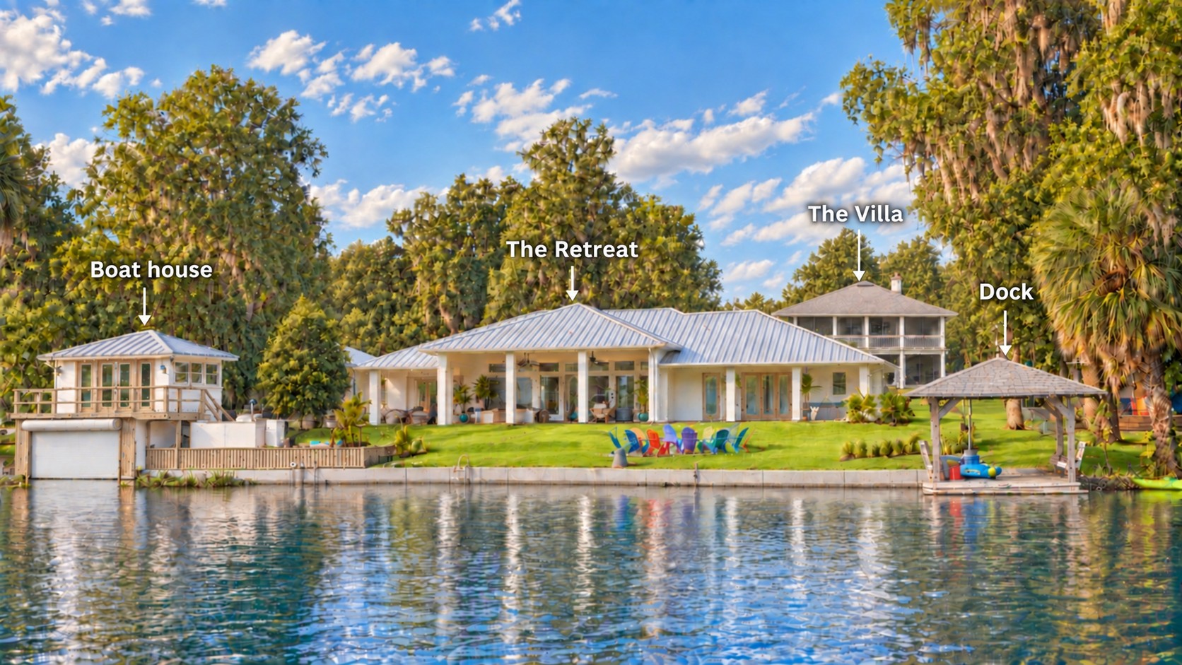 The Retreat and Villa on Rainbow River